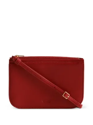 Yu Mei Scrunchie Vi Suede Crossbody Bag | Green | FARFETCH