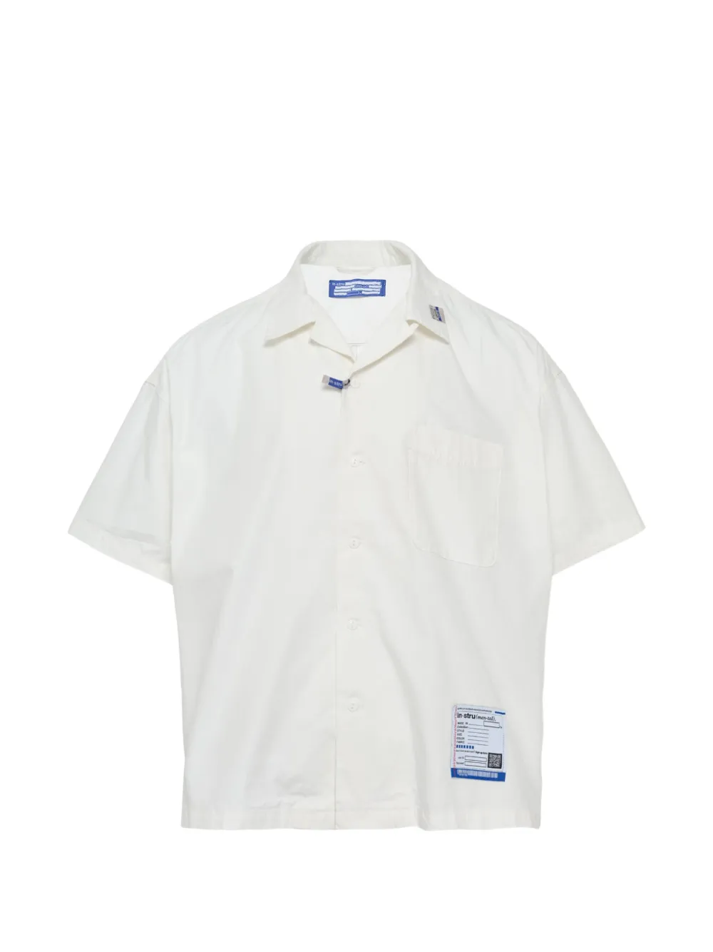 Maison MIHARA YASUHIRO short-sleeve shirt - Bianco
