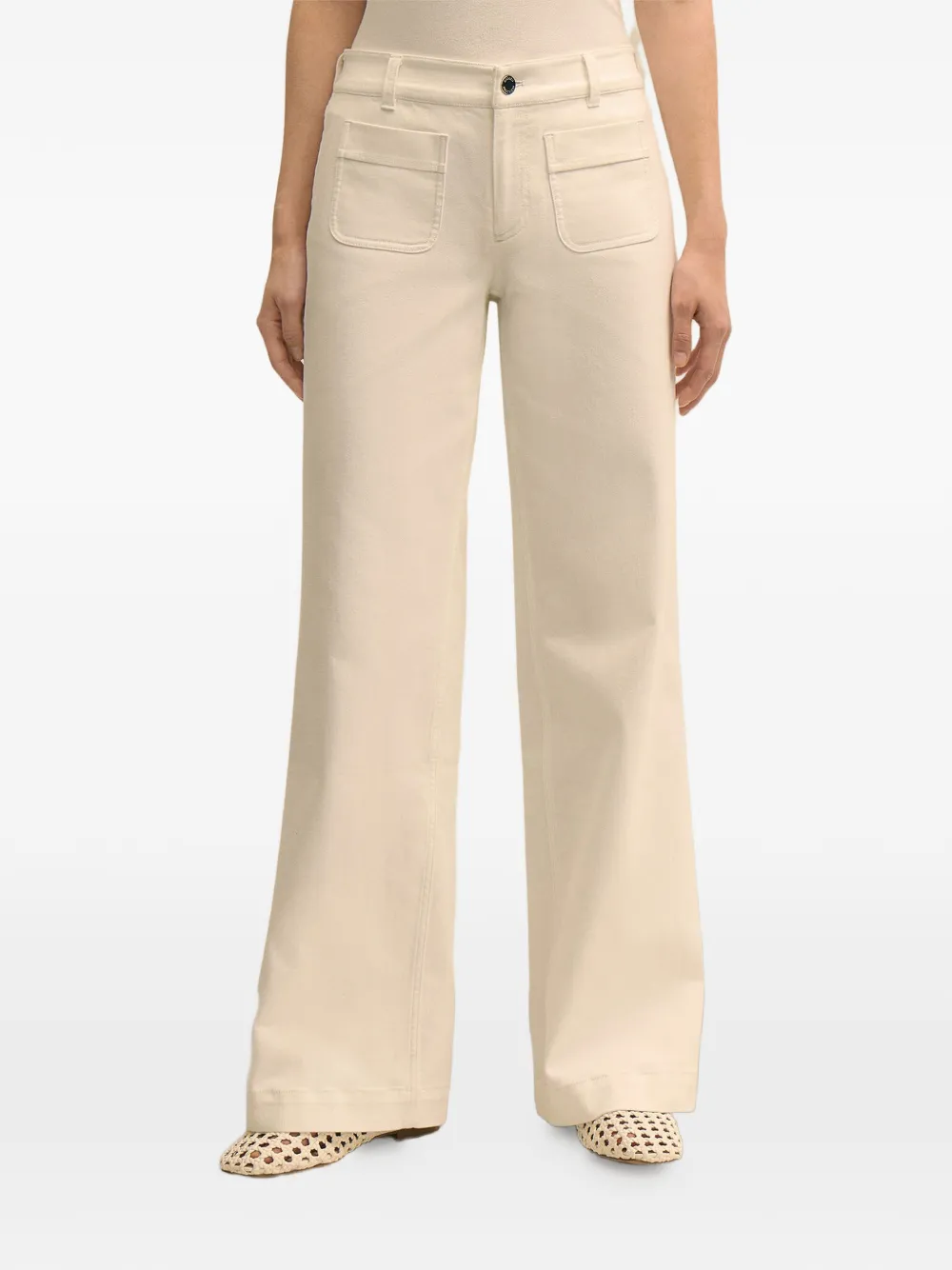 Brooks Brothers Jeans svasati con tasche applicate - Toni neutri