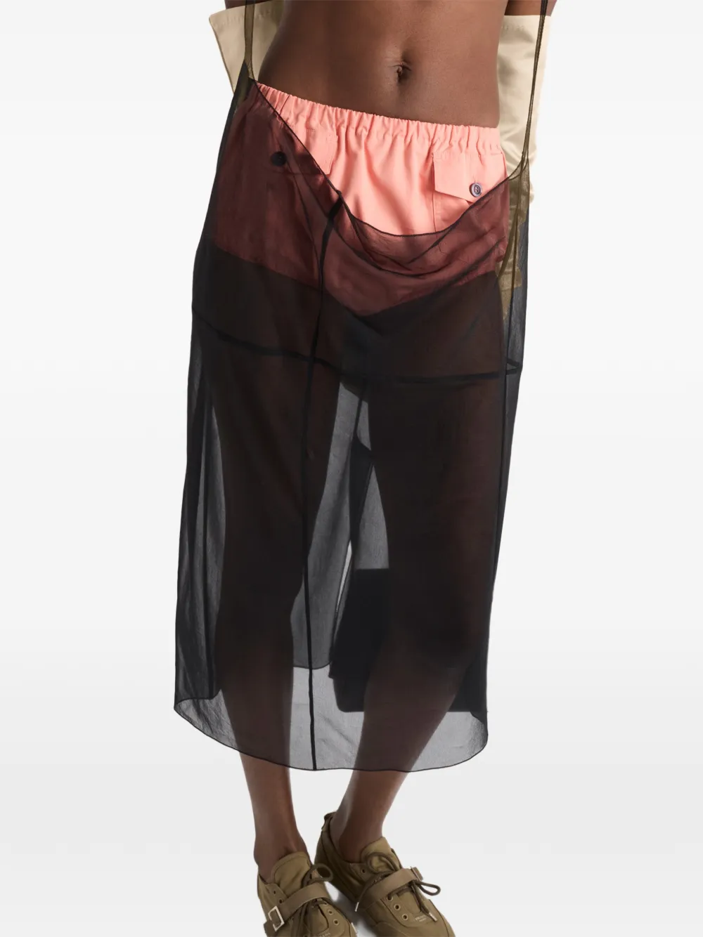 Prada Popeline shorts Roze