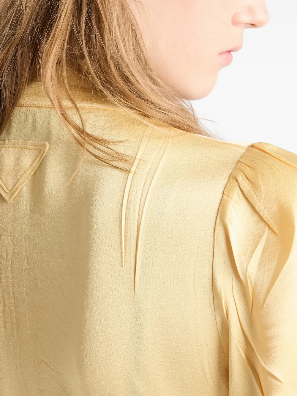 satin crepe dress