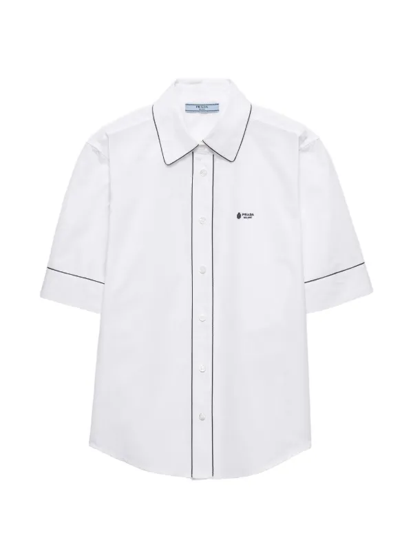 PRADA ショートスリーブ シャツ | Prada PRADA H72686359 新品 グリーン