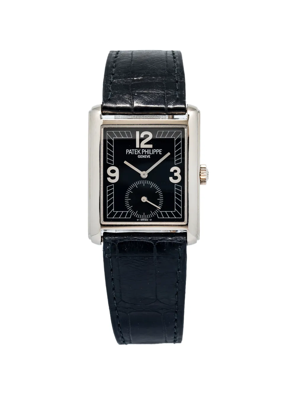 Patek Philippe Pre-Owned Rectangular Black 30mm watches - Nero