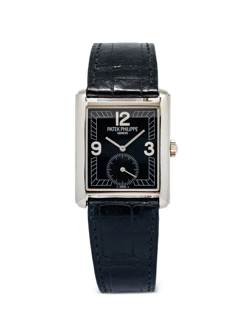 Patek Philippe Pre-Owned Rectangular Black 30mm watches - Nero