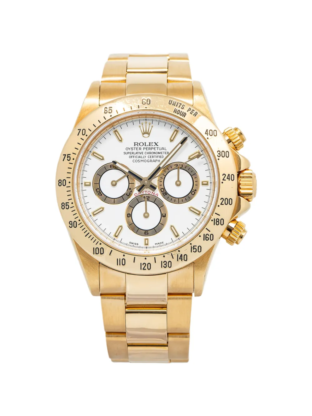 Rolex gold tone sub-dial 40mm watch - Bianco