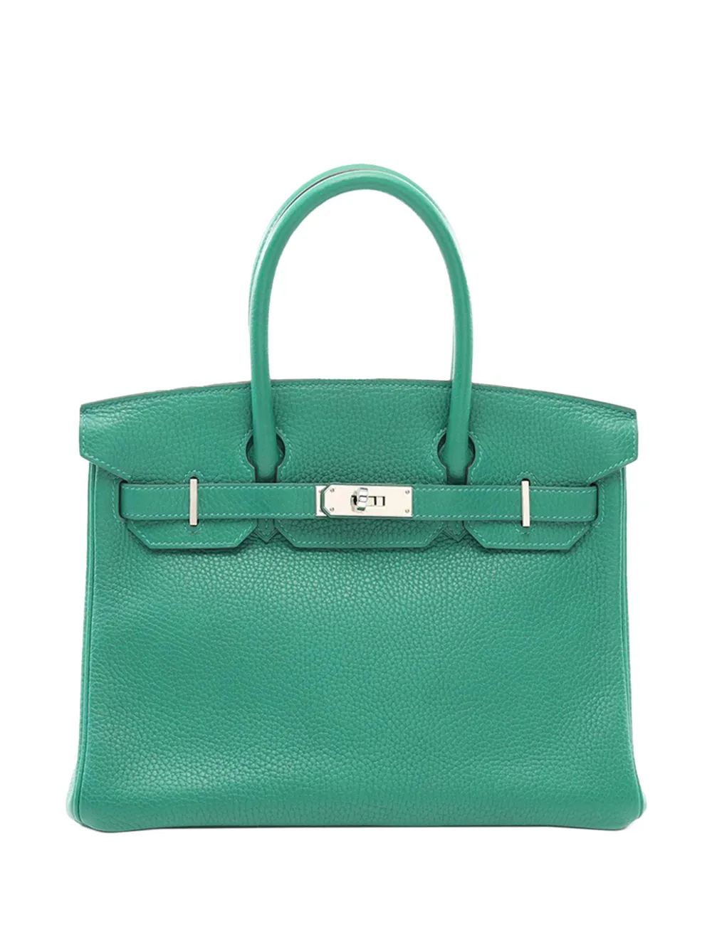 Hermès Pre-Owned 2018 Clemence Birkin 30 handbag - Verde