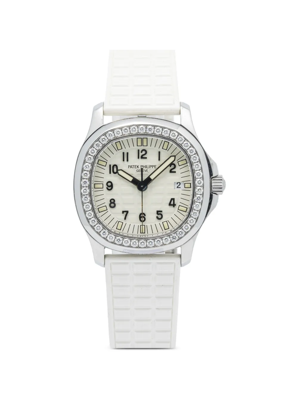 Patek Philippe Pre-Owned Aquanaut Luce diamond 34mm watch - Bianco