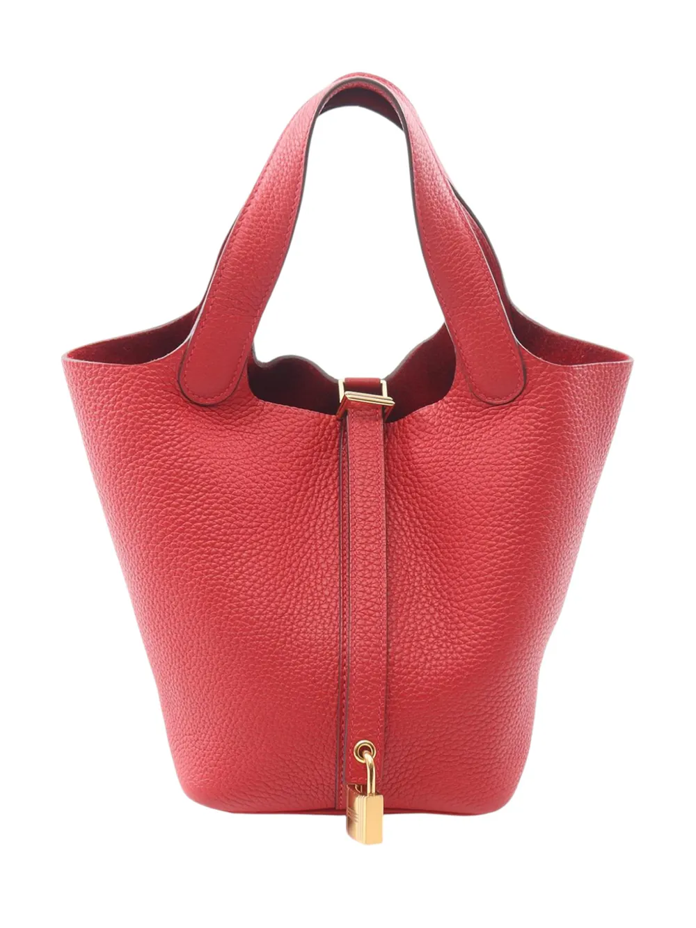 Hermès Pre-Owned 2018 Clemence Picotin Lock 18 handbag - Rosso