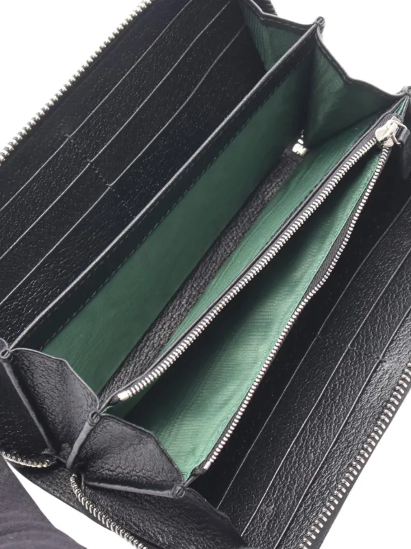 Gucci Pre-Owned 2016-2026 Calfskin Ophidia Wallet Long Wallets