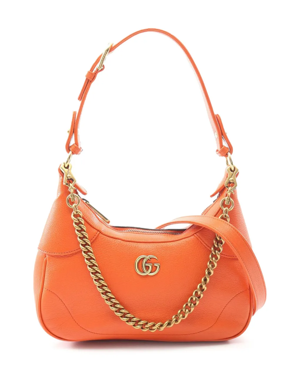 Gucci Pre-Owned 2016-2026 Small Leather Aphrodite satchel - Arancione