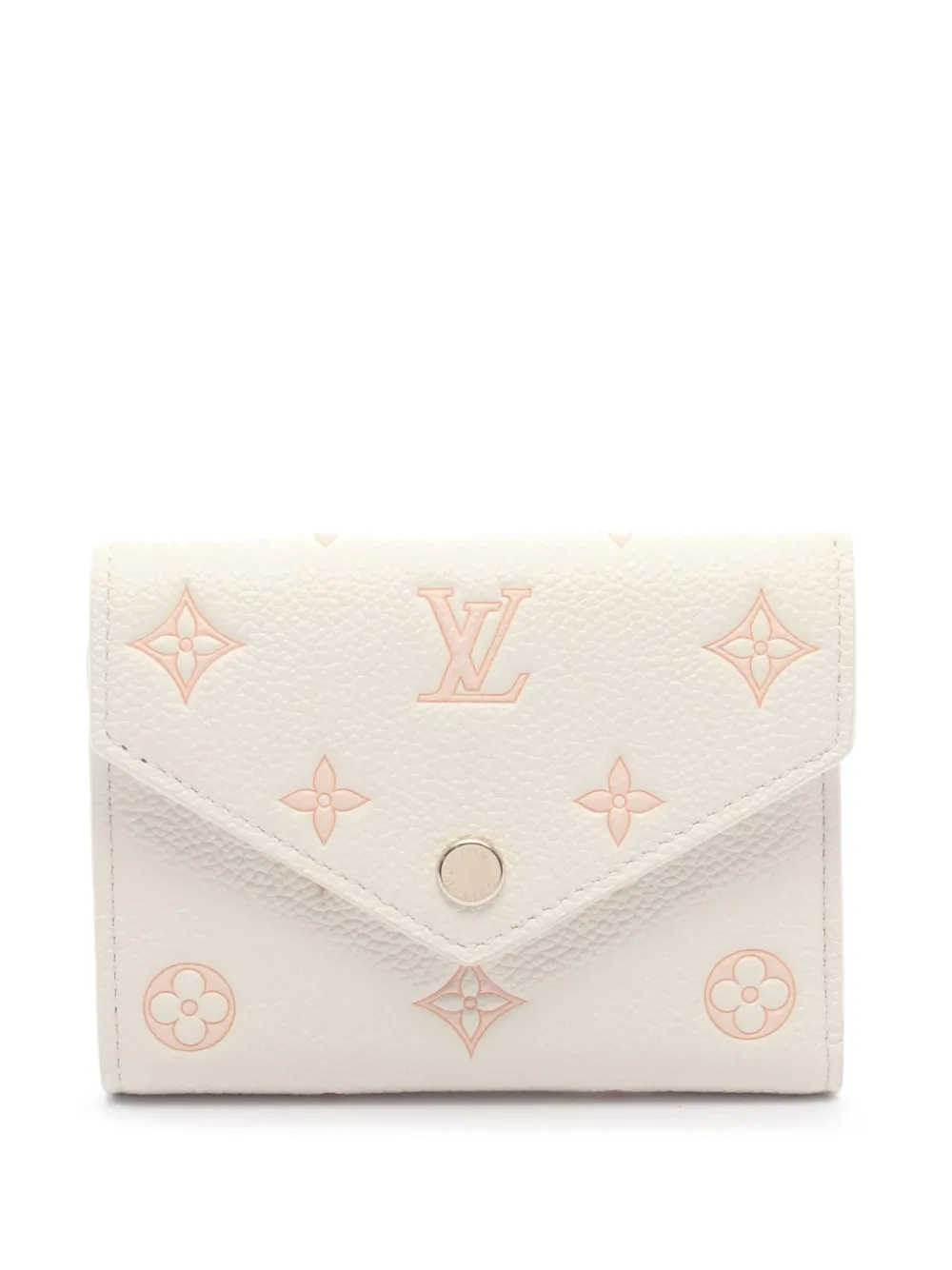 Louis Vuitton Pre-Owned 2021-2026 Monogram Empreinte Portefeuille Victorine small wallets - Bianco