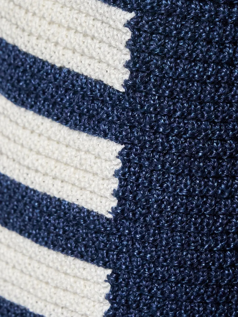 Thom Browne Poloshirt met gestreept-detail Blauw