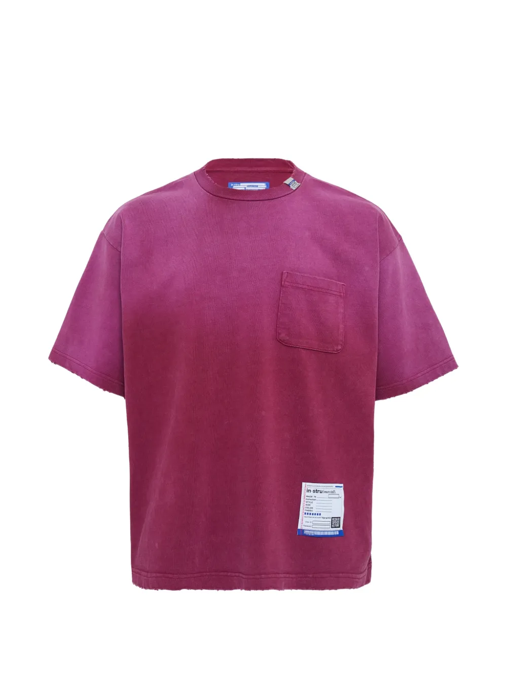 Maison MIHARA YASUHIRO chest-pocket T-shirt - Rot