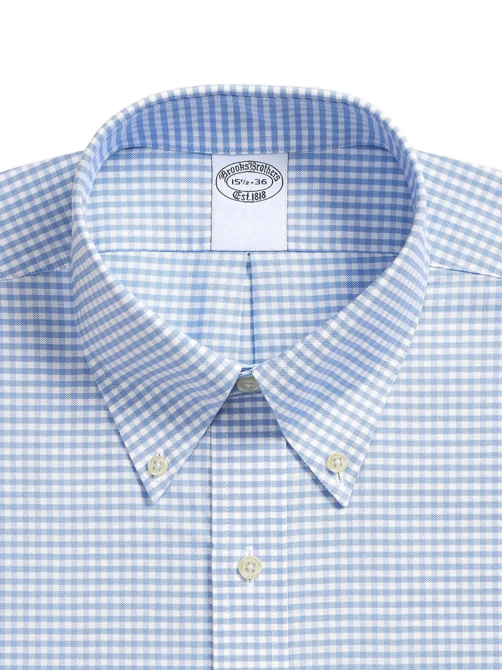 Brooks Brothers Regular-fit Oxford overhemd Blauw