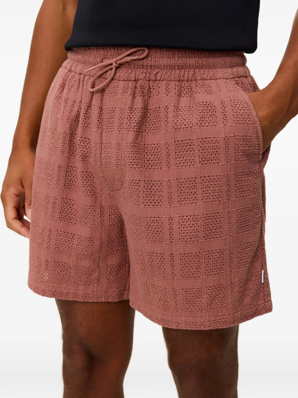 Les Deux Charlie shorts met trekkoord Roze