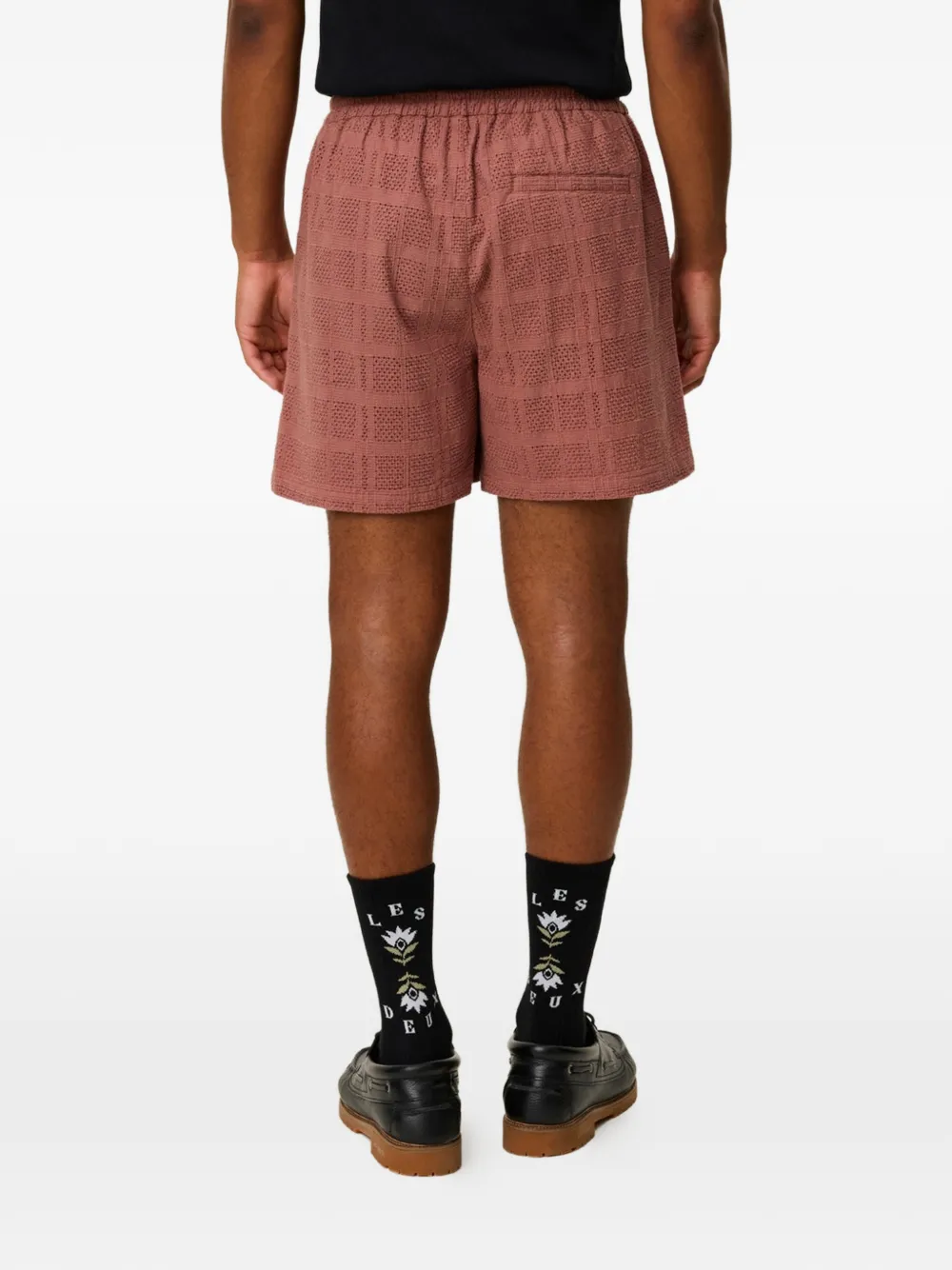 Les Deux Charlie shorts met trekkoord Roze