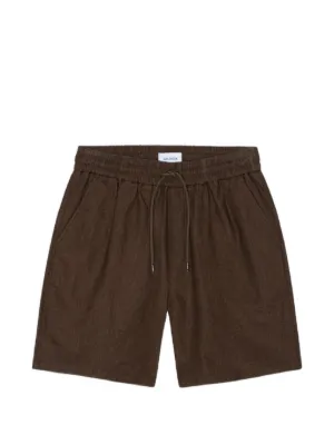 NN07 Gregor Drawstring Shorts | Brown | FARFETCH ZA