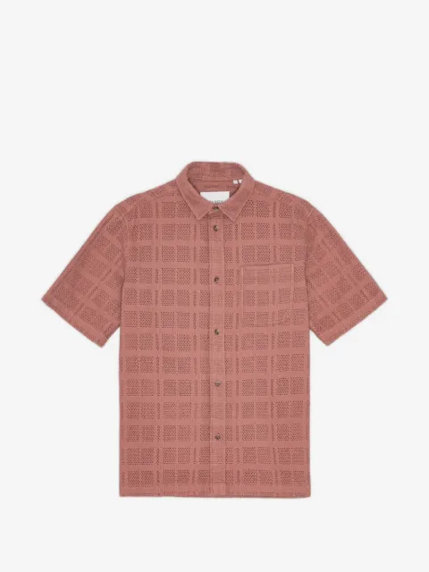 Les Deux camisa Charlie manga corta con estampado de cuadros