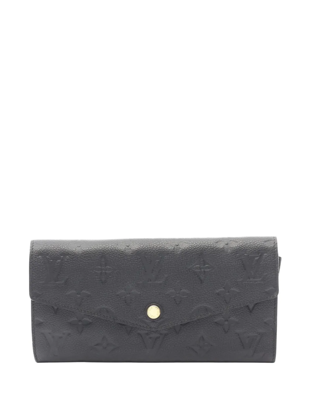 Louis Vuitton Pre-Owned 2014 Monogram Empreinte Portefeuille Curieuse long wallets - Blu