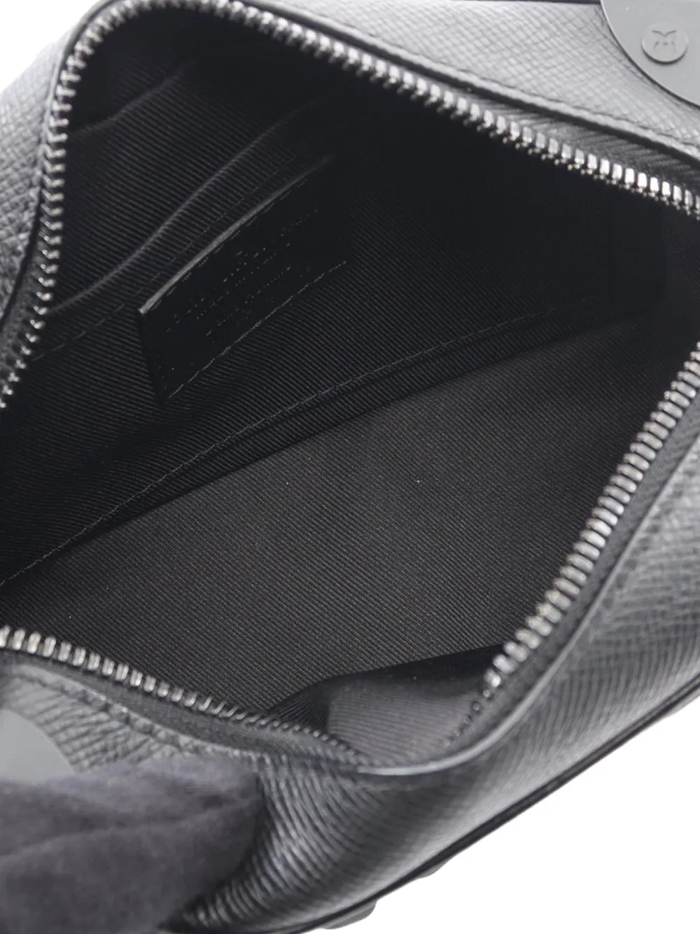 Louis Vuitton Pre-owned 2019 Taiga Rainbow Soft Trunk Crossbody Bag in Black, view 4