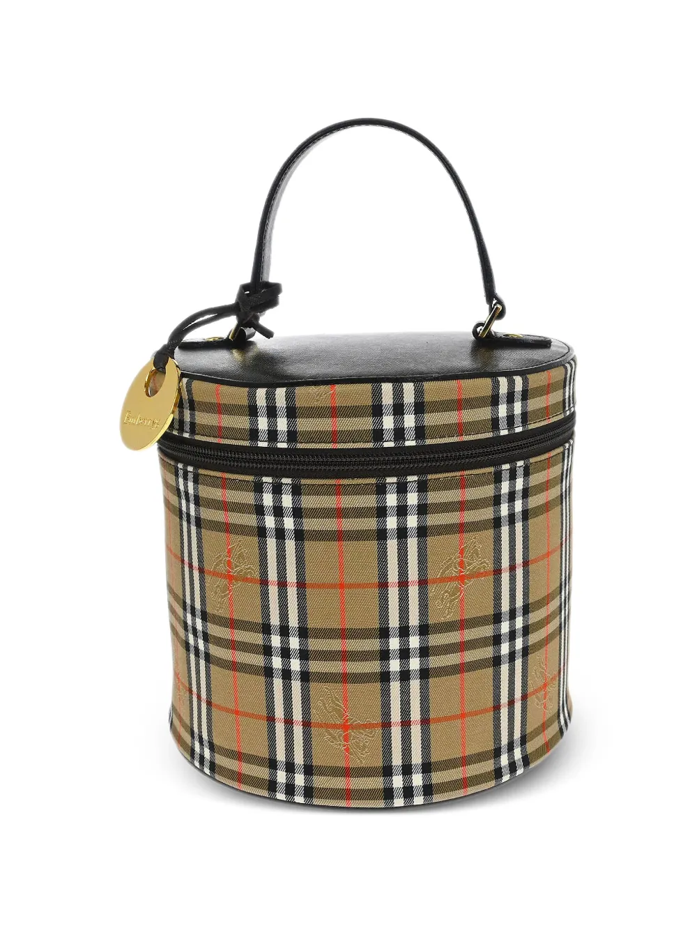 Burberry Pre-Owned Trousse a quadri anni '90-2000 - Toni neutri