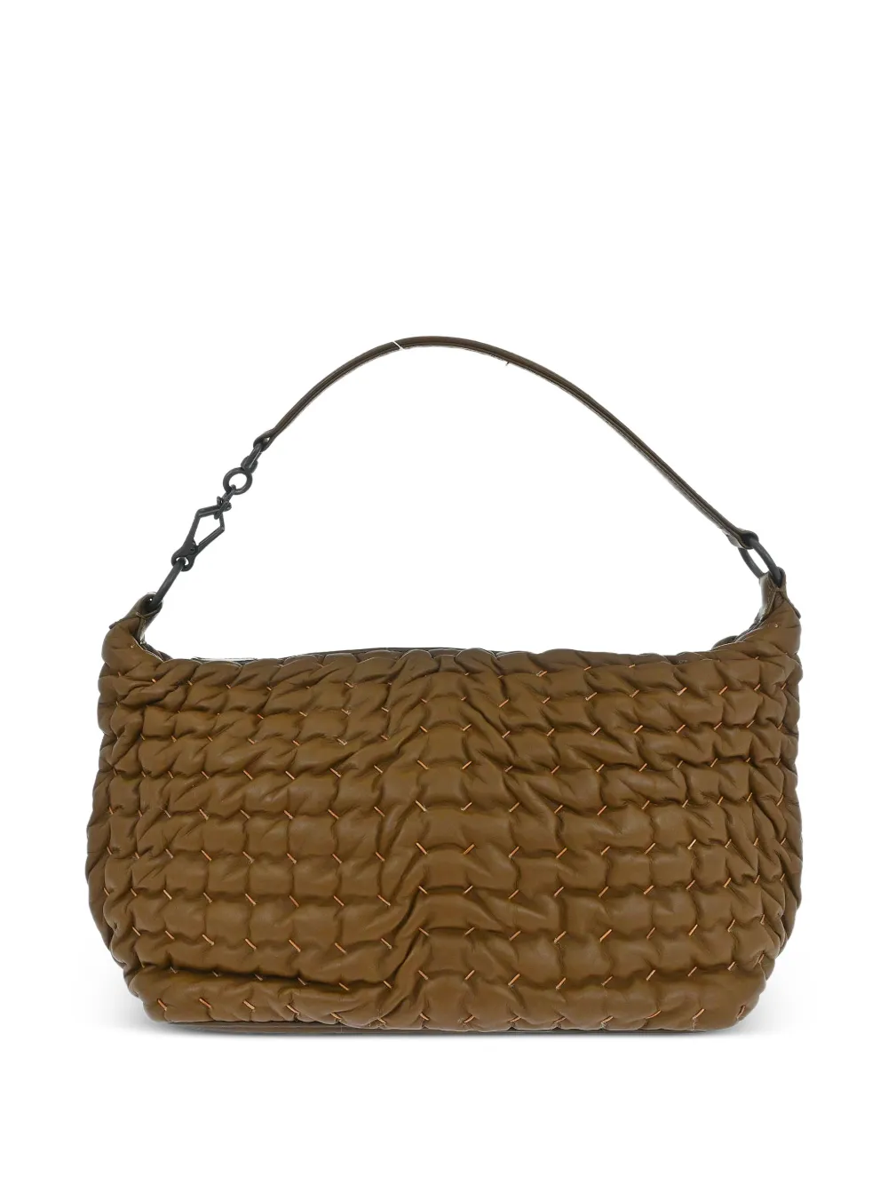 Bottega Veneta Pre-Owned Borsa a mano trapuntata 2009 - Marrone