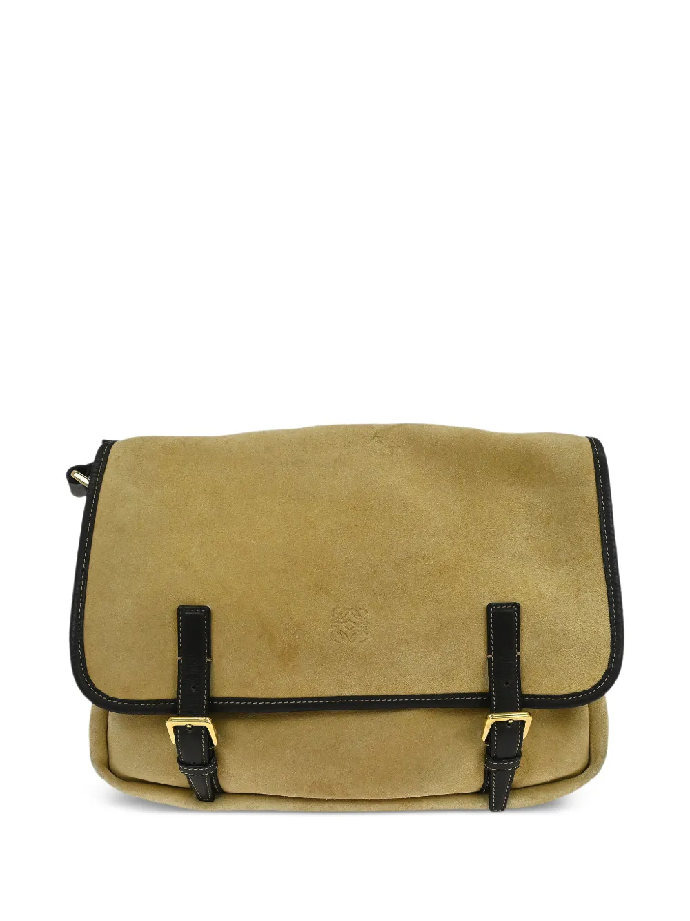 Loewe Pre-Owned Borsa a spalla in pelle scamosciata 2014 - Toni neutri