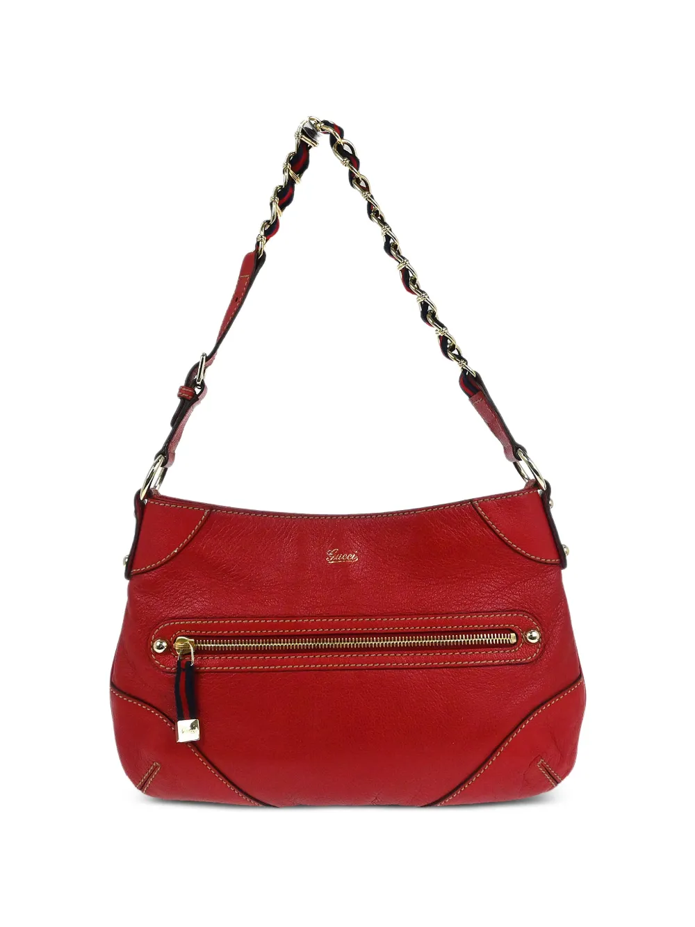 Gucci Pre-Owned Borsa a spalla Bamboo 1990-2000 - Rosso