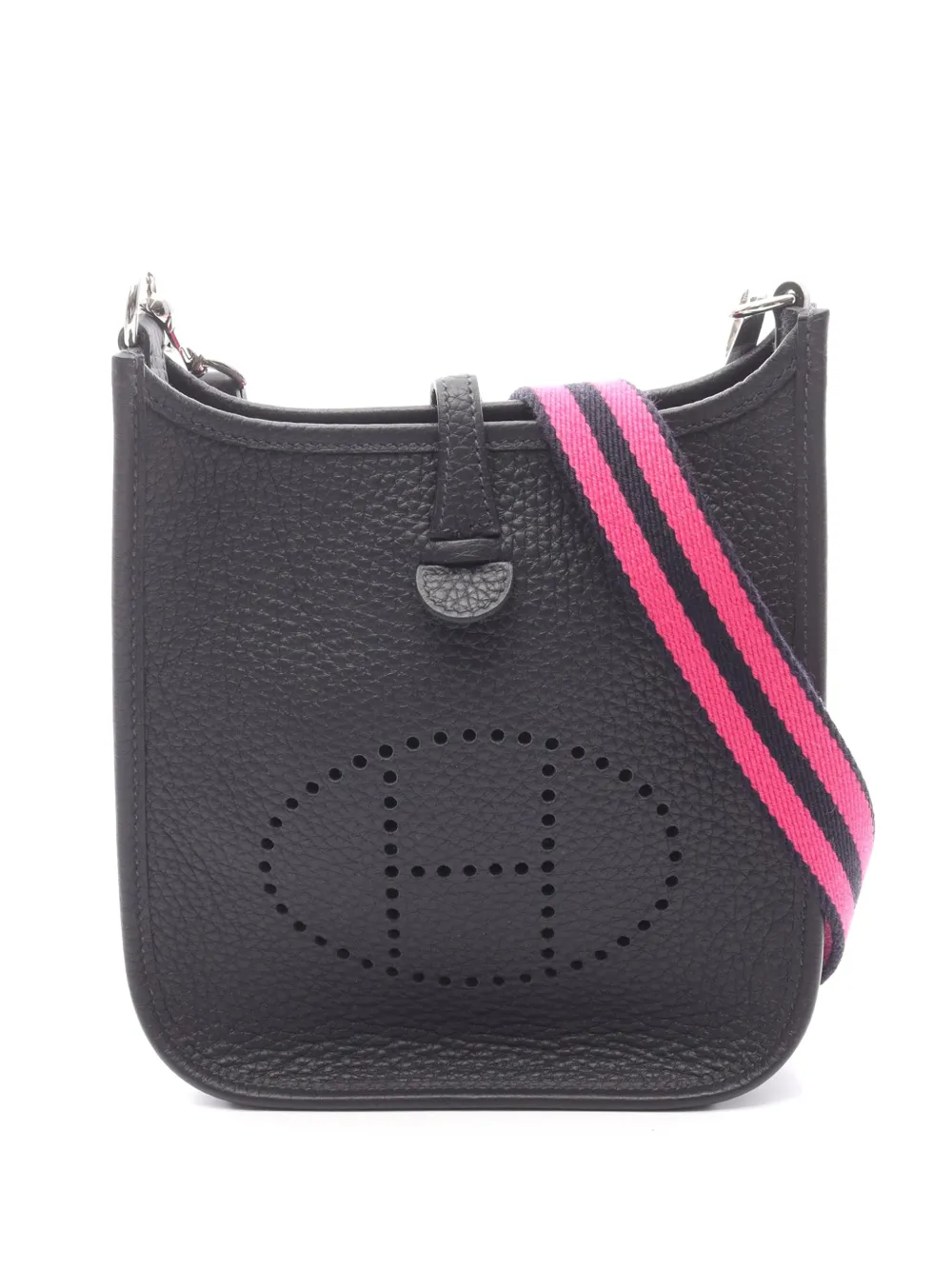 Hermès Pre-Owned 2024 Clemence Evelyne TPM crossbody bag - Nero