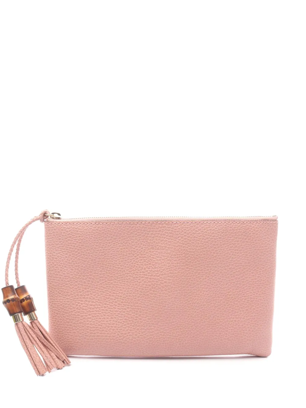 Gucci Pre-Owned 2000-2015 Calfskin Bamboo clutch bag - Rosa