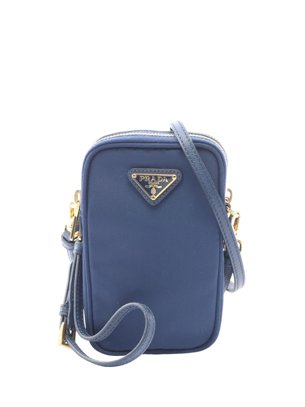 Prada Pre-Owned 2000-2013 Tessuto crossbody bag - Blu