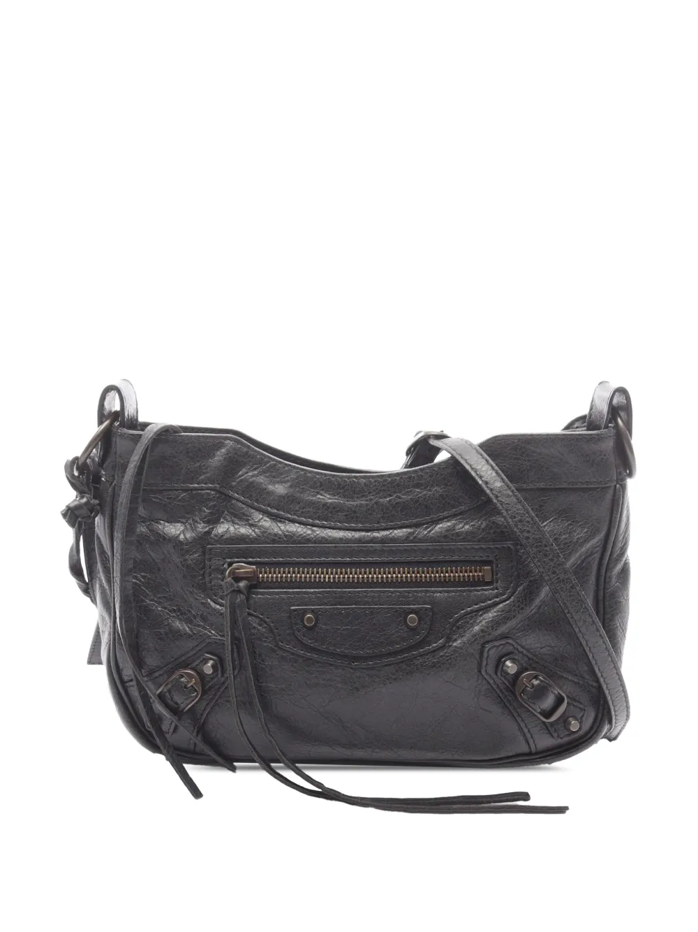 Balenciaga Pre-Owned 2010-2026 Lambskin Hip Classic Studs crossbody bag - Nero