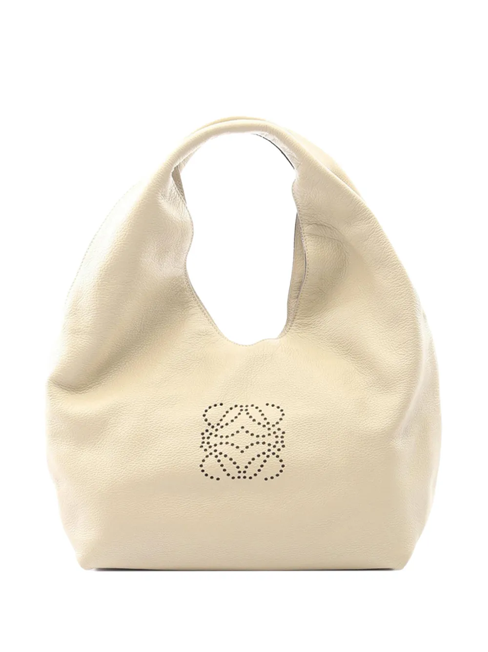 Loewe Pre-Owned 2010-2026 Small Leather Dunas hobo bag - Marrone