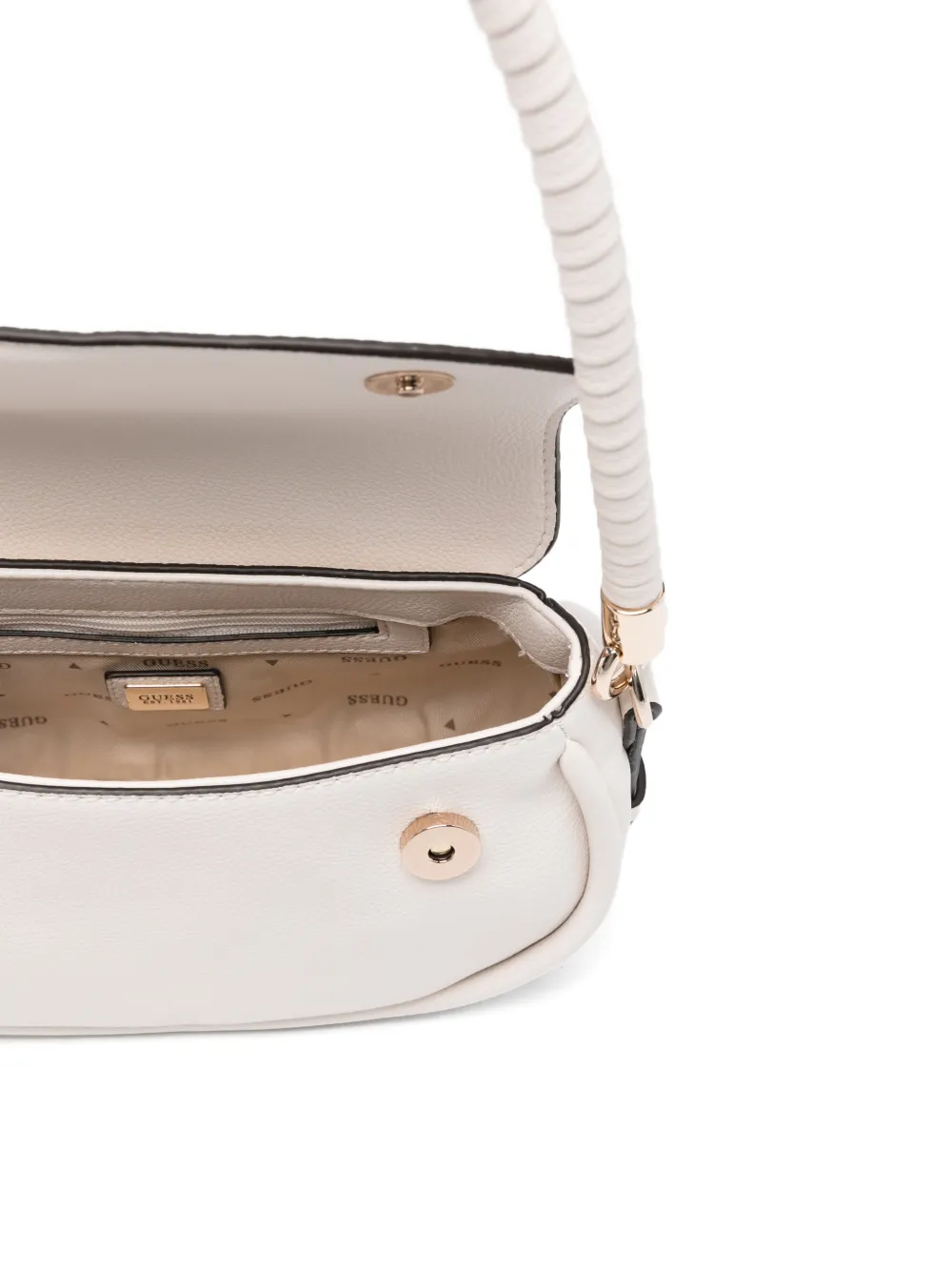 GUESS USA Danya schoudertas met textuur Beige