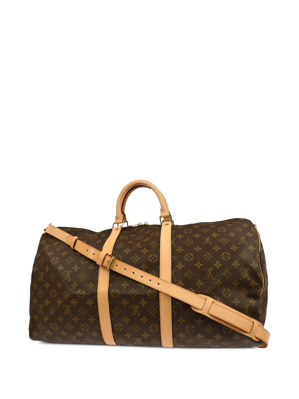 Louis Vuitton Pre-Owned Borsa tote Keepall Bandouliere 55 con monogramma 1999 - Marrone
