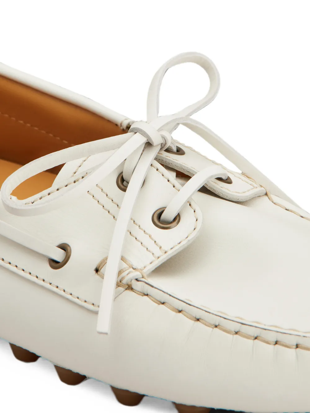 Tod's Gommino lace-up loafers Wit