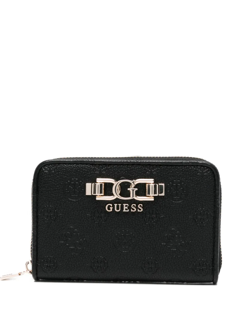 GUESS USA debossed-monogram wallet - Nero