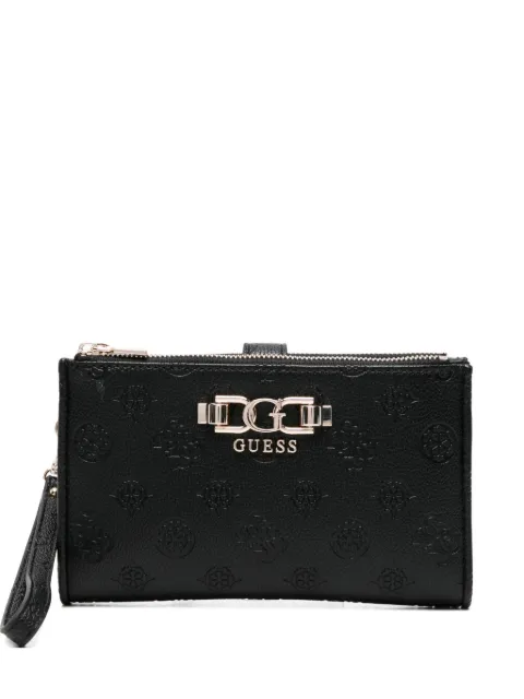 GUESS USA embossed-logo zip-roundwallet