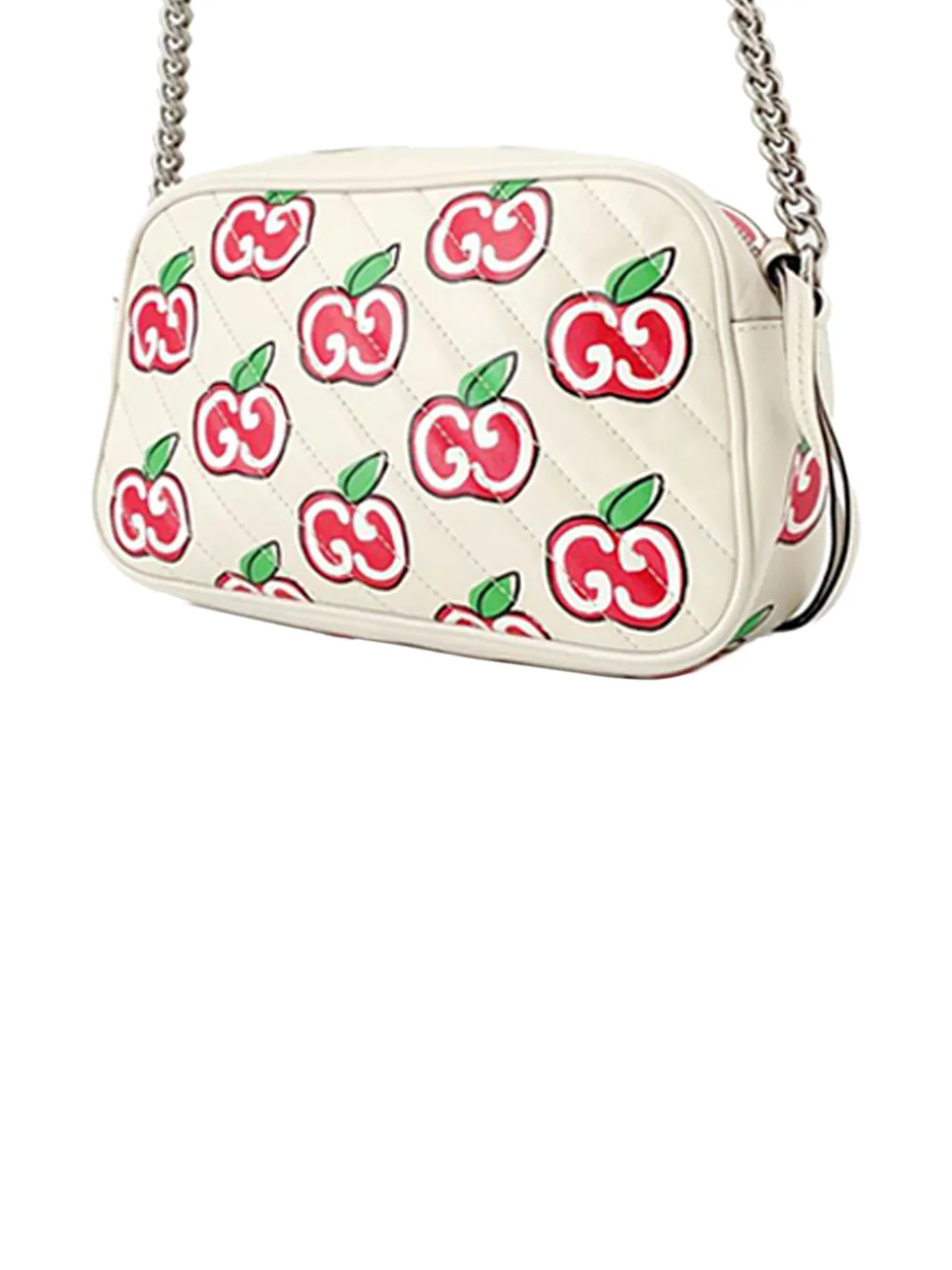 2016-2026 Small Gg Marmont Matelasse Leather Apple Crossbody Bag