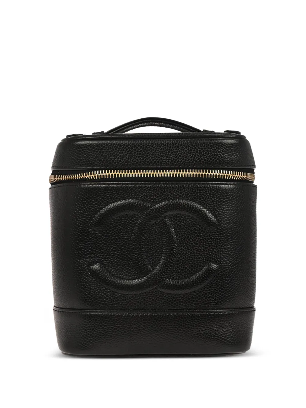 CHANEL Pre-Owned 2002-2003 vanity bag - Black