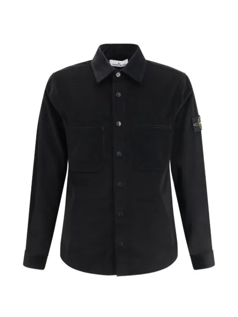 Stone Island patch-pocket overshirt