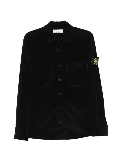 Stone Island patch-pocket overshirt