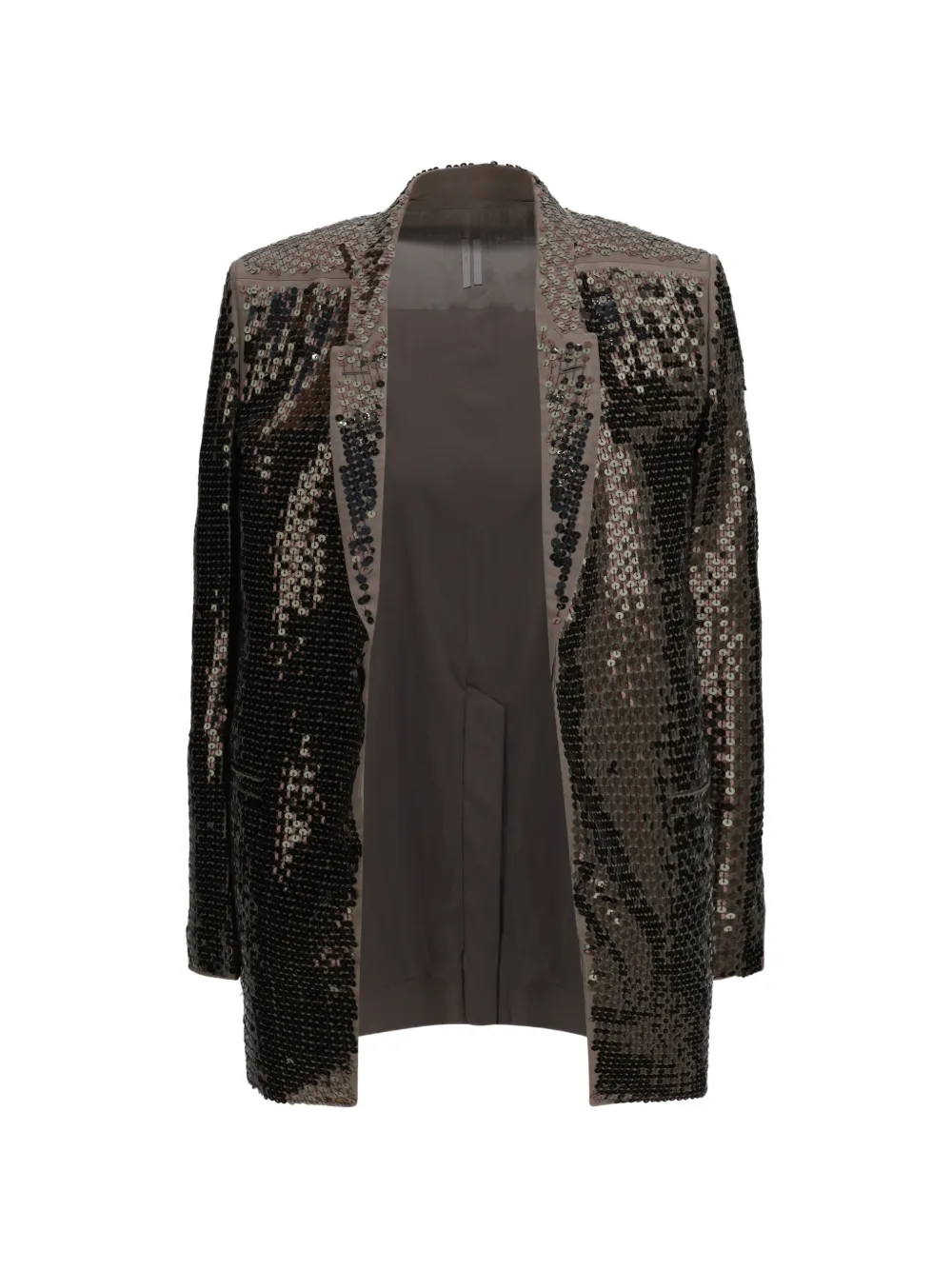 Rick Owens embroidered concordian jacket - Marrone