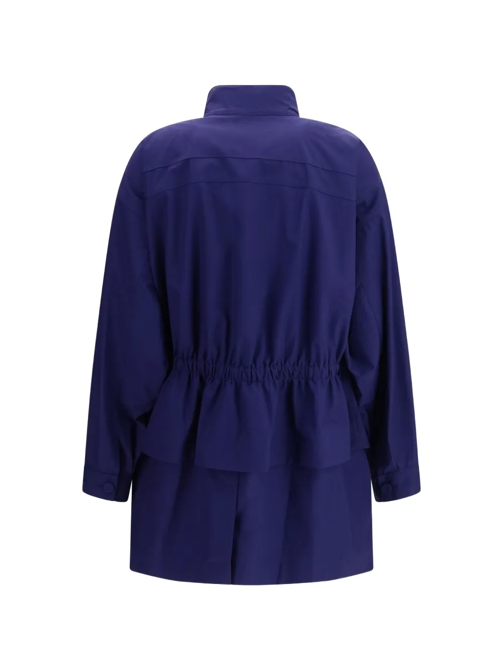  Fendi Abrigo Con Cinturilla Elástica - Azul 