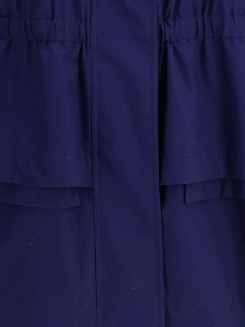  Fendi Abrigo Con Cinturilla Elástica - Azul 