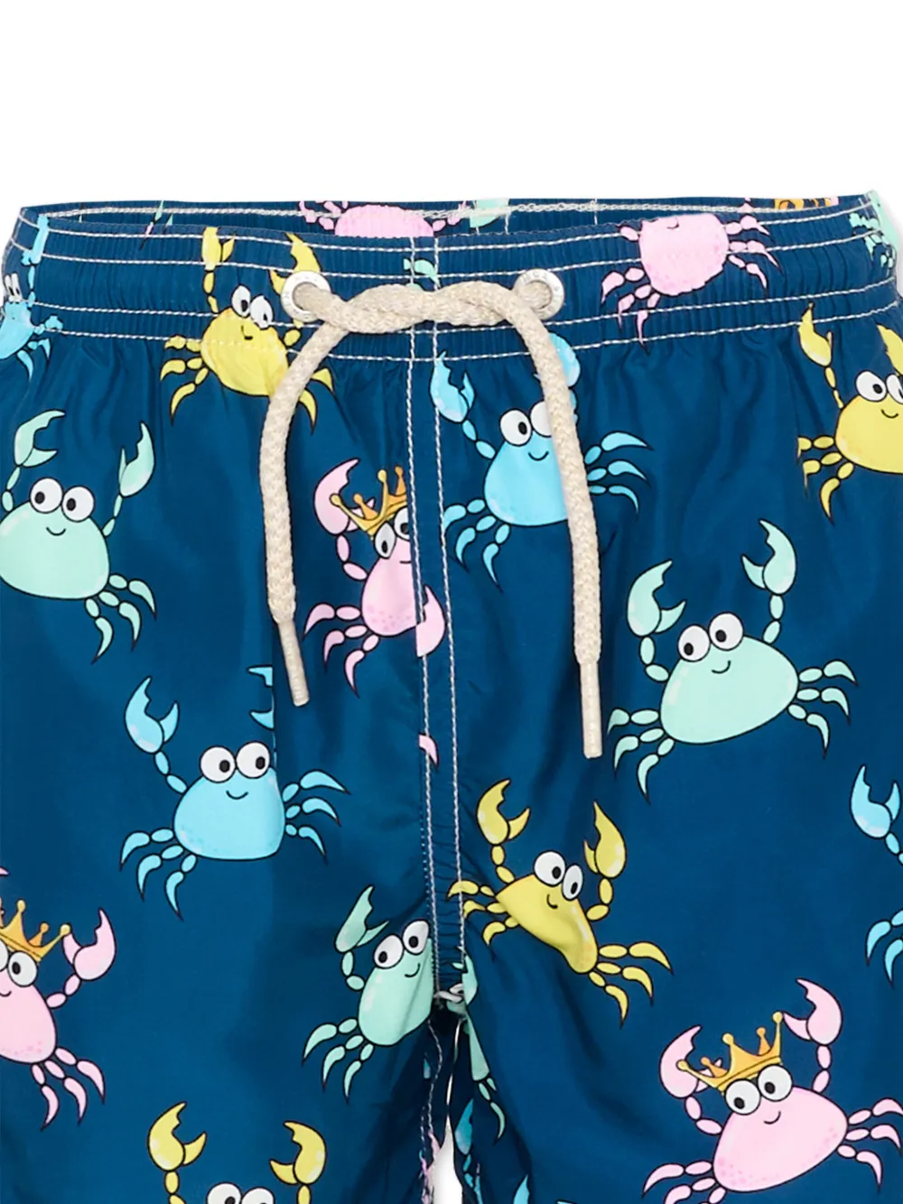MC2 Saint Barth Kids Zwembroek met krabprint Blauw