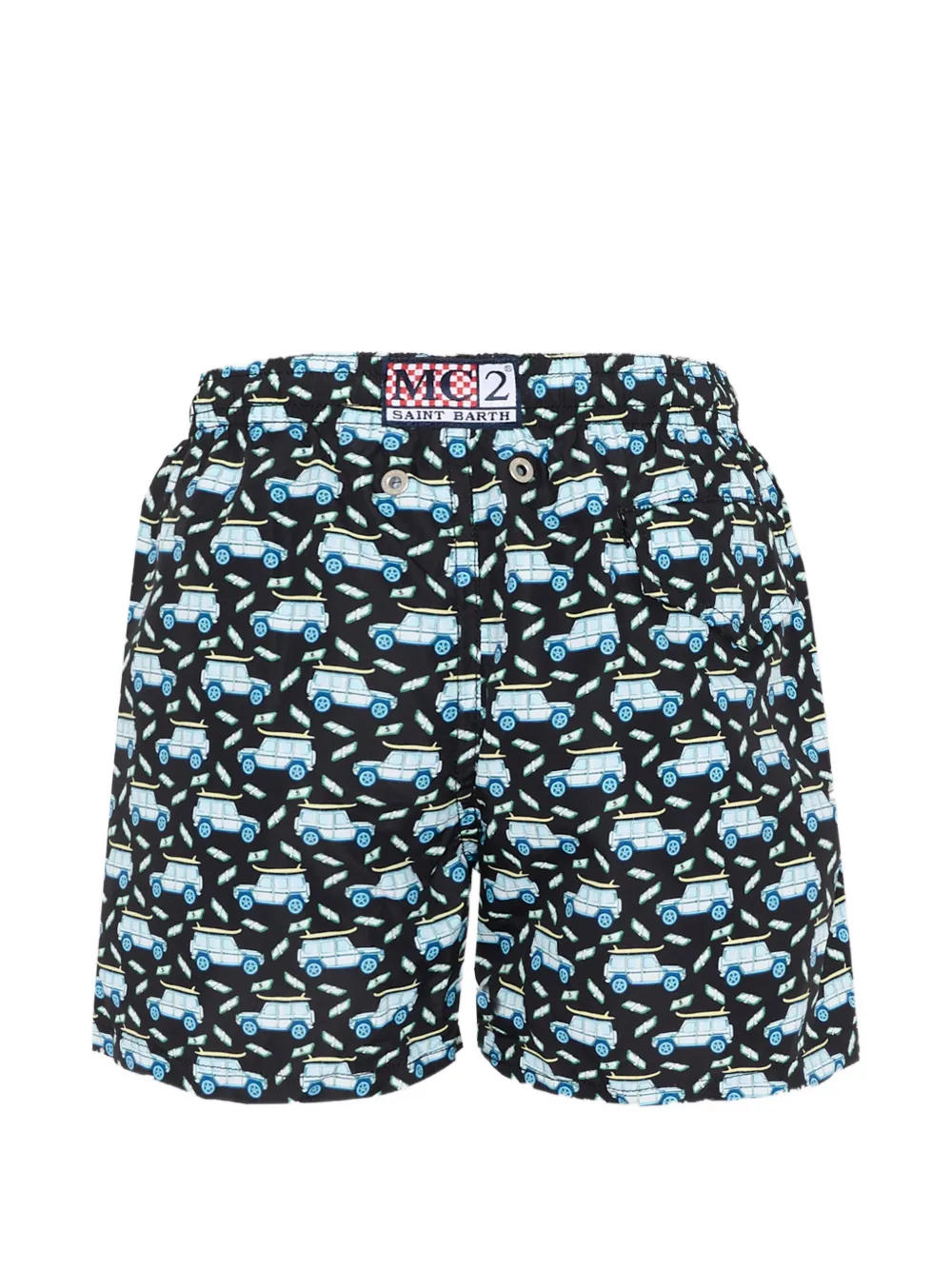 MC2 Saint Barth Kids Zwembroek met print Blauw
