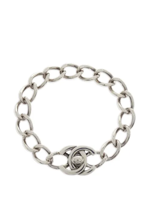 CHANEL Pre-Owned 1996 CC Turnlock clip-on earrings