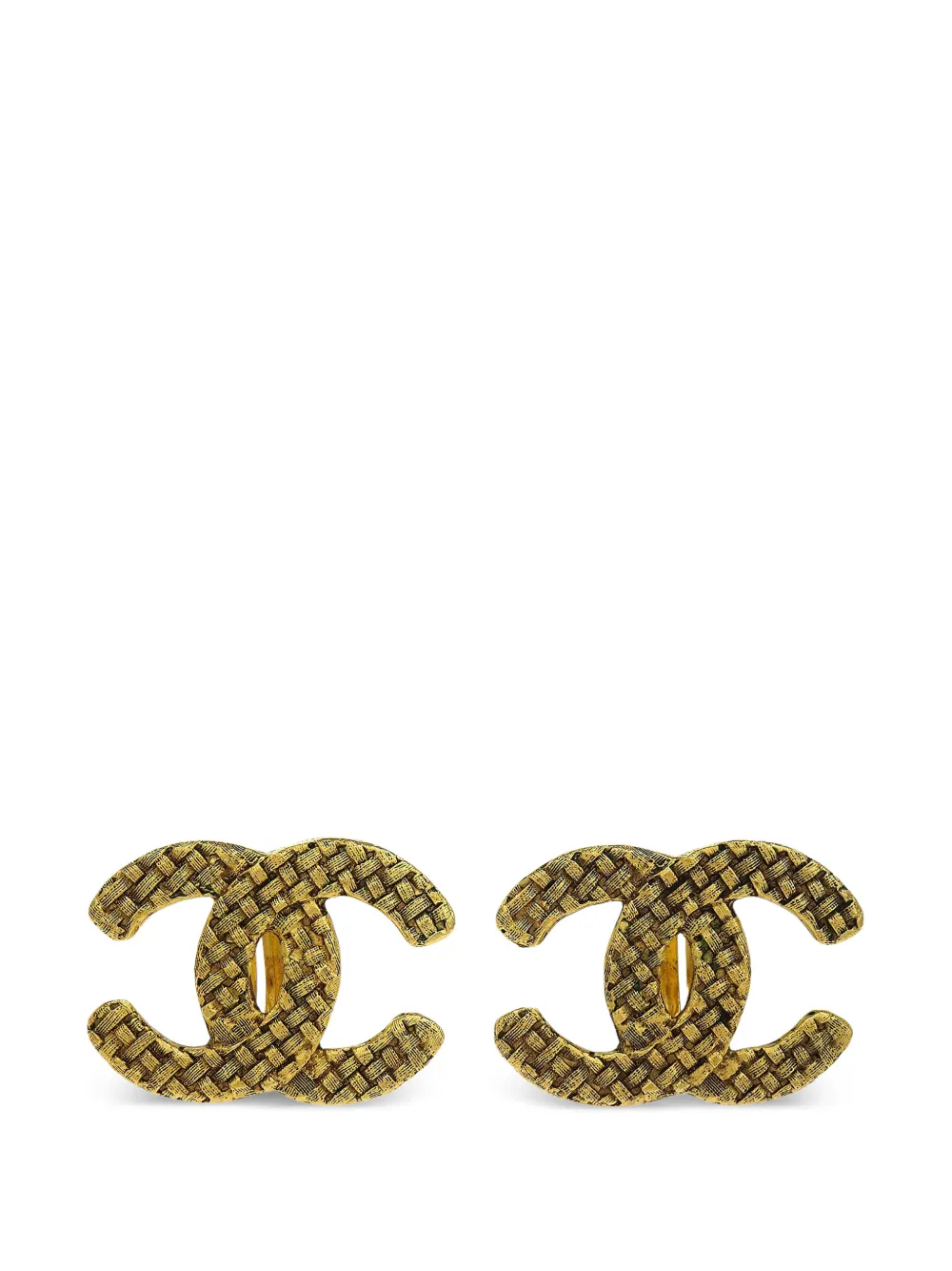 CHANEL Pre-Owned Orecchini a clip CC 1990-2000 - Oro