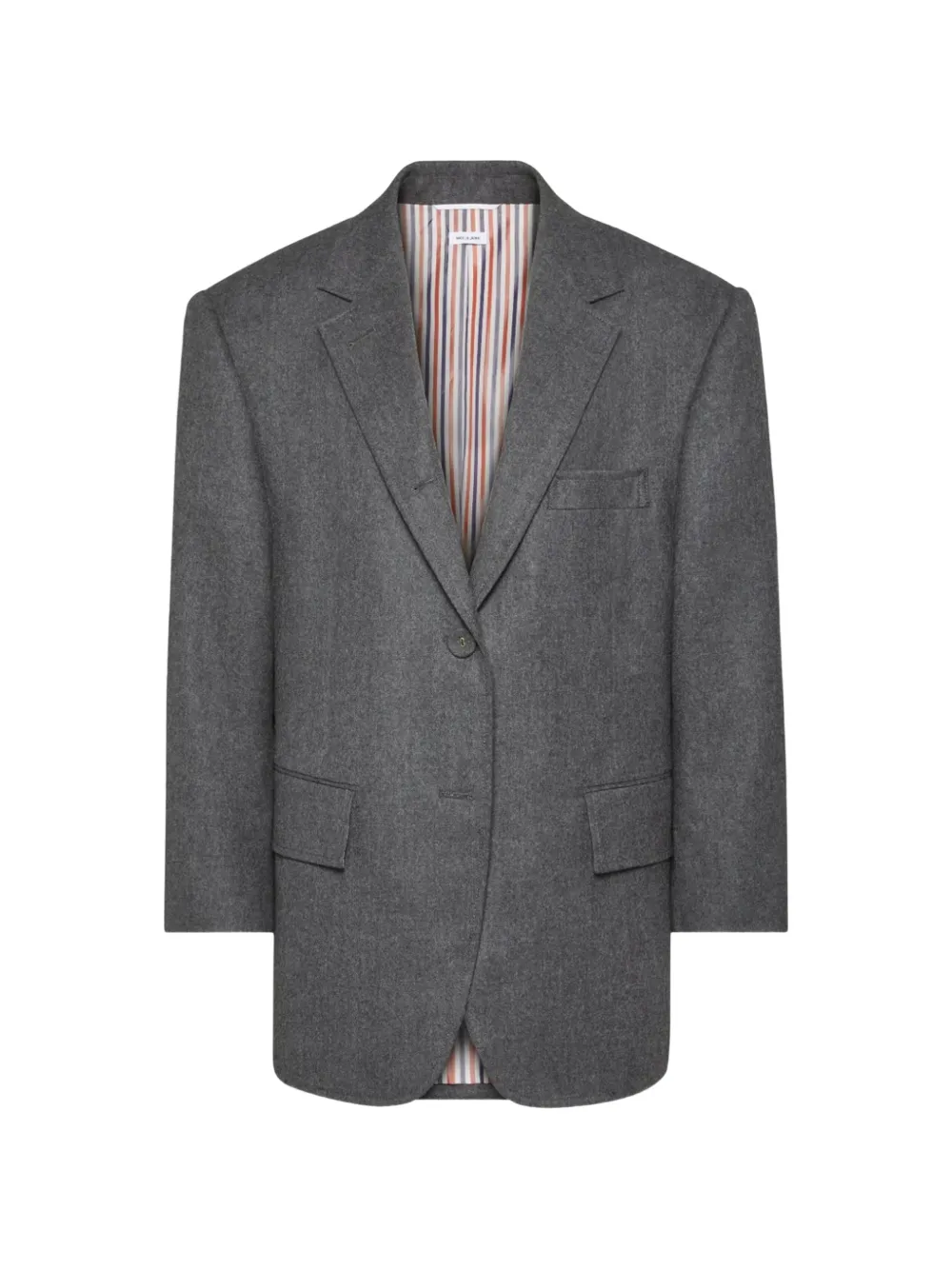 Thom Browne single-breasted wool blazer - Grigio